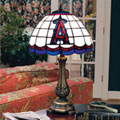Los Angeles Angels of Anaheim MLB Stained Glass Table Lamp