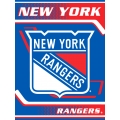 New York Rangers NHL "Tie Dye" 60" x 80" Super Plush Throw