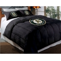 Oakland Athletics MLB Twin Chenille Embroidered Comforter Set with 2 Shams 64" x 86"