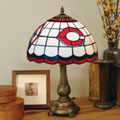 Cincinnati Reds MLB Stained Glass Tiffany Table Lamp
