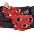 NFL Atlanta Falcons Comfy Throw Blanket with Sleeves