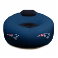 New England Patriots NFL Vinyl Inflatable Chair w/ faux suede cushions