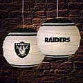 Oakland Raiders NFL Rice Paper Lamp