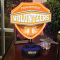 Tennessee Vols NCAA College Neon Shield Table Lamp
