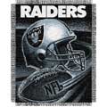 Oakland Raiders "Spiral" 48" x 60" Woven Jacquard Throw