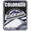 Colorado Rockies MLB 48"x 60" Triple Woven Jacquard Throw