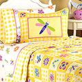 Flowerland Queen Comforter / Sheet Set