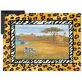 African Safari - Contemporary mount print with beveled edge