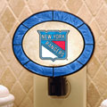New York Rangers NHL Art Glass Nightlight