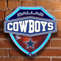 Dallas Cowboys NFL Neon Shield Wall Lamp
