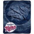 Minnesota Twins MLB "Retro" Royal Plush Raschel Blanket 50" x 60"