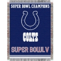 Indianapolis Colts NFL "Commemorative" 48" x 60" Tapestry Throw