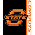Oklahoma State Cowboys "Stripes" 50" x 60" Super Plush Throw
