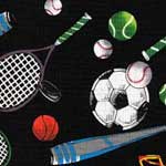 Black Sports Stuff Bedding, Accessories & Room Decor