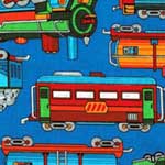 Blue Trains Bedding, Accessories & Room Decor