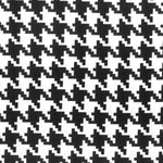 BW Houndstooth Bedding, Accessories & Room Decor