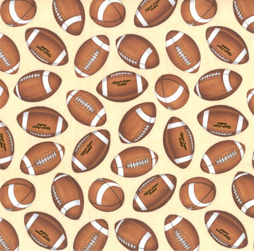 All Star Footballs Fabric