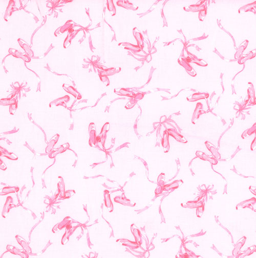 Ballet Toe Shoes Fabric