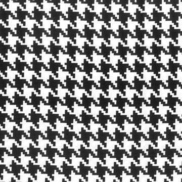 BW Houndstooth Fabric