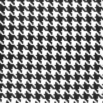 BW Houndstooth Fabric