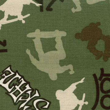 Camoflauge Skater Fabric