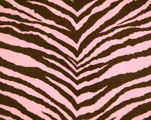 Chocolate Zebra Fabric