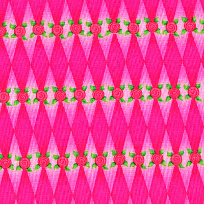 Diamonds and Roses Fabric