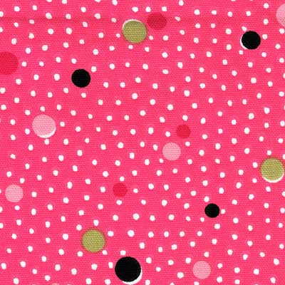 Deco Dots Pink Waverly Fabric