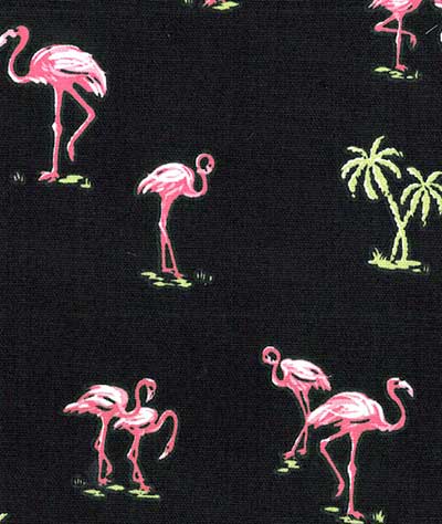 Deco Flamingo Waverly Fabric