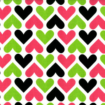 Fancy Hearts Fabric