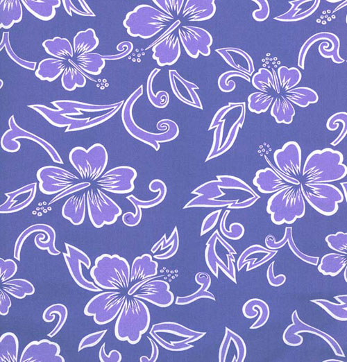Hibiscus Lavender Fabric