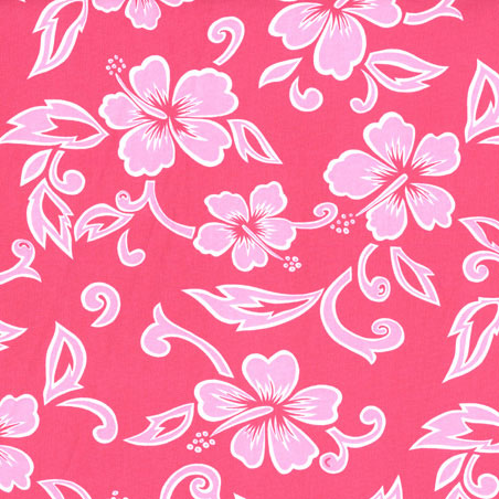 Hibiscus Pink Fabric