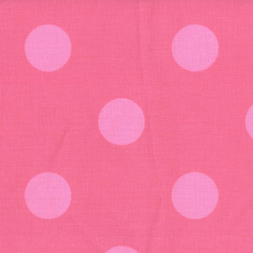 Hooty Pink Dots Fabric