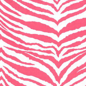Hooty Pink Zebra Fabric