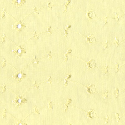 Eyelet Light Yellow  Fabric