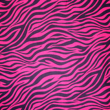 Nu Suede Zebra Hot Pink Fabric