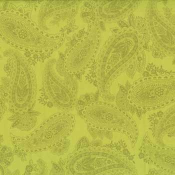 Pistachio Green Paisley Fabric