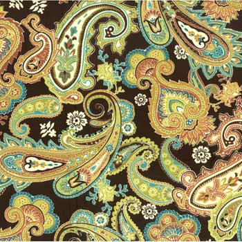 Pistachio Paisley Fabric