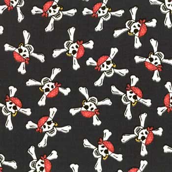 Pirate Flags Fabric