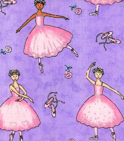 Silver Ballerina Fabric