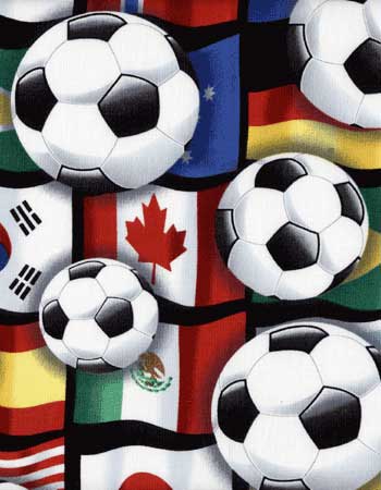 World Cup Soccer Fabric