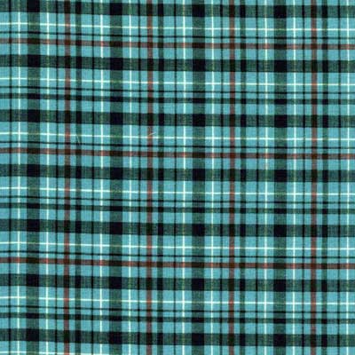 Wild Horses Plaid Fabric