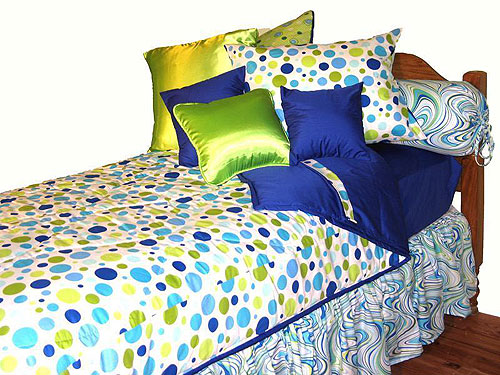 XL Twin Dorm Bedding Comforters, Huggers, Pillows and Accessories