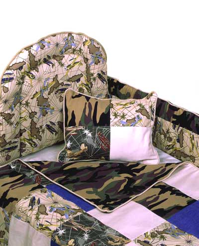 Flying Tigers Airplane Crib & Nursery Bedding & Accessories