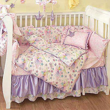 Glitter Fairy Crib Bedding & Accessories
