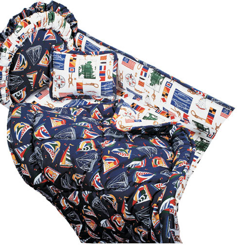 Yacht Club Crib Bedding & Accessories