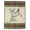 Buck Fleece Decorative Scenic Blankets