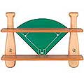 Baseball Bat Shelf