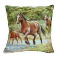 At The Crossing Toss Pillow