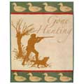 Gone Hunting Fleece Blankets Throws